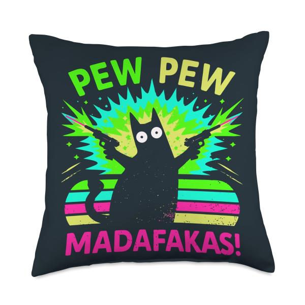 Laser Tag Player Arena Laser Battle Throw Pillow