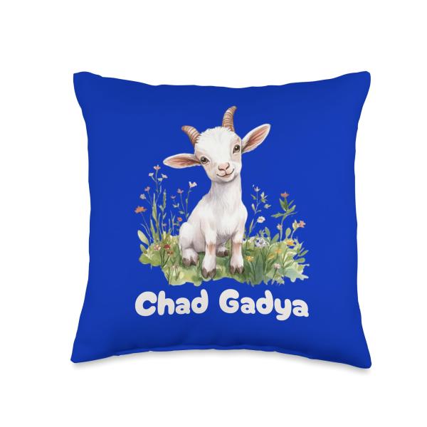 Happy Passover Chad Gadya Seder Songs Jewish Family Matzah Throw Pillow