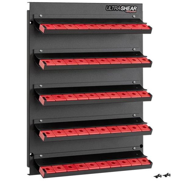 Ultra-Shear Router Bit Storage Panel, Organize and Store Router Bits with Wall-Mount Panel, Workshop Tool Organization, USA Made - USRBCAB