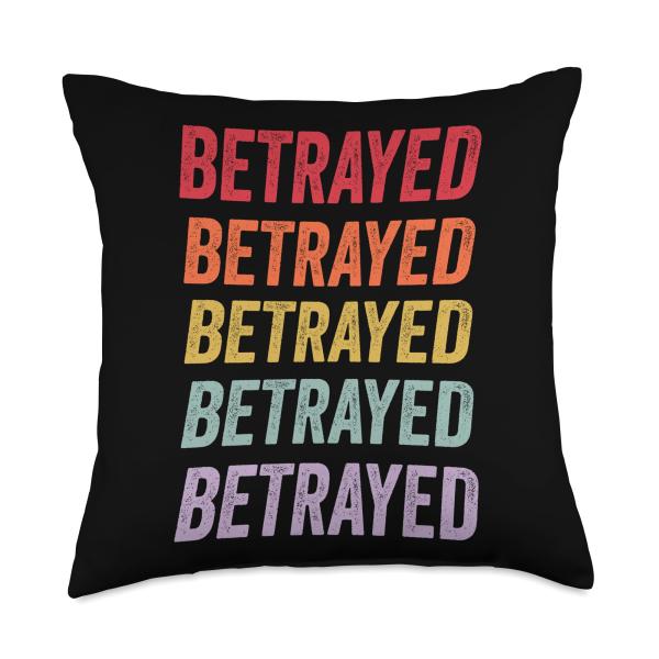 Betrayed Throw Pillow