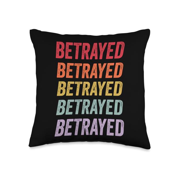 Betrayed Throw Pillow