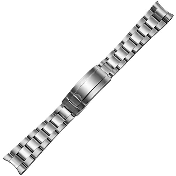 HiCycle2 Oyster Watch Band Replacement For Rolex Daytona GMT Datejust Submariner 20mm 16013 16030 16233 16618 Solid Stainless Curved Interface Steel A