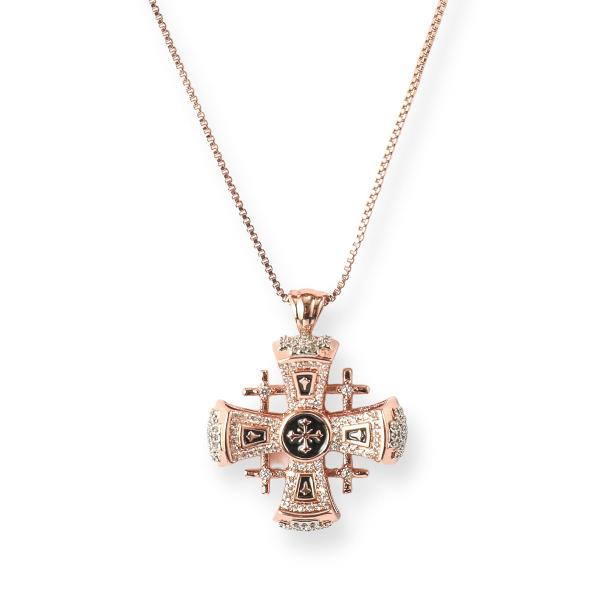 並行輸入品】Nazareth Store エルサレムクロスペンダント ゴールド