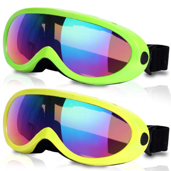 商品名:  Rngeo Ski Goggles, Pack of 2, Snowboard Goggles for Kids, Boys &amp; Girls, Youth, Menブランド: Rngeo高さ: 21.3106cm横幅: ...