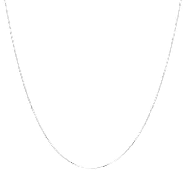 【並行輸入品】Verona Jewelers スターリングシルバー 1mm 1.5mm イタリア製 8面 ダイヤモンドカット スネークネックレス