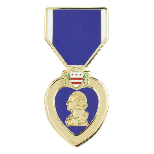 【並行輸入品】Medals of America パープル ハート カーエンブレム マルチカラー Purple Heart Car Emblem