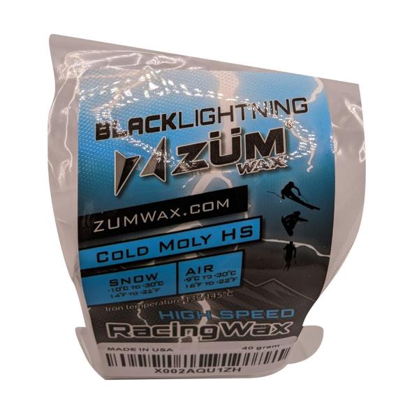 商品名:  ZUMWax HIGH Speed Racing Glide Wax Ski/Snowboard/Nordic/Cross-Country - COLD MOLY HS - 40 Gram - Super-Fast!!! Env...