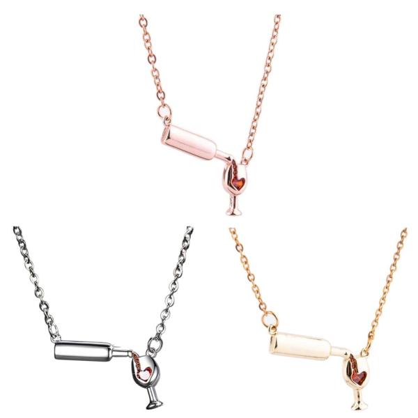【並行輸入品】Holibanna Womens Chain Necklace 3pcs Necklace Miss Christmas Bot