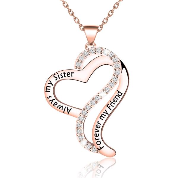 【並行輸入品】ベストフレンドブレスレット 姉妹ギフト Always My Sister Forever My Friend カフブレスレット バ