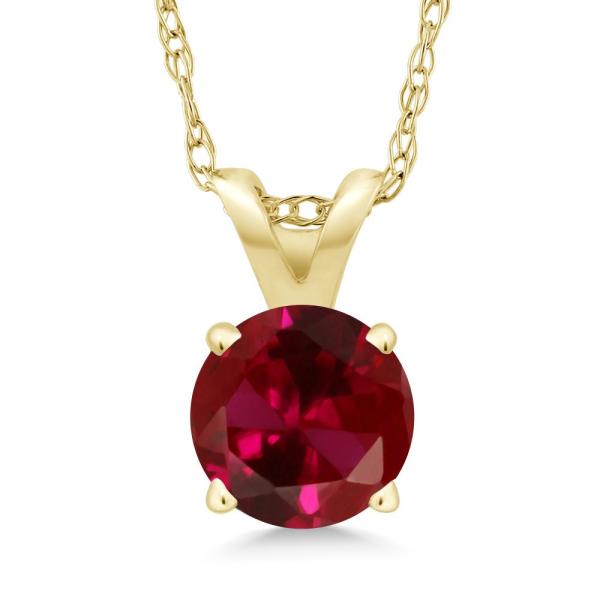 並行輸入品】[Gem Stone King] 0.6カラット シンセティック ルビー