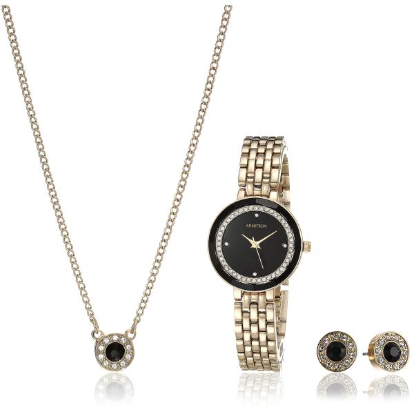 【並行輸入品】Armitron Women's Genuine Crystal Accented Bracelet Watch and Jew