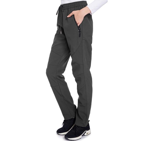 商品名:  Womens Snow Ski Pants Waterproof Windproof Fleece Lined Warm Hiking Insulated Pants Darkgrey Mブランド: Apotemis商品サイズ:...
