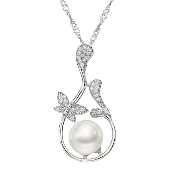 並行輸入品】Michooyel S925 淡水パール ペンダント ネックレス