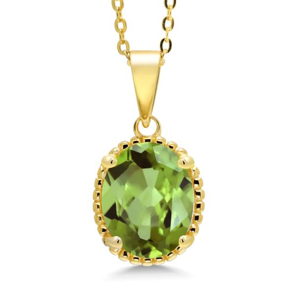 並行輸入品】[Gem Stone King] 3カラット 天然石 ペリドット