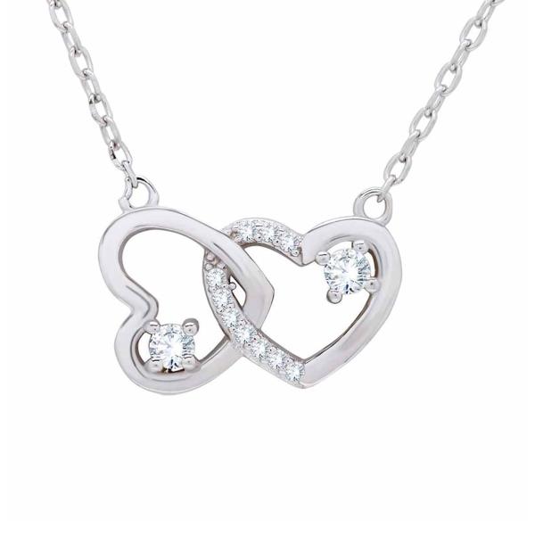 【並行輸入品】ANAYRA Hearts Pure Silver necklace for women, 925 Silver Gift Fo