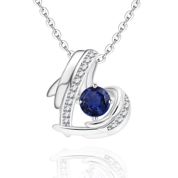【並行輸入品】Pretaco Angel Wings Pendant Necklaces for Women 925 Sterling Sil