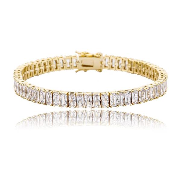 並行輸入品】RONALREL 14Kゴールド モアッサナイト テニス