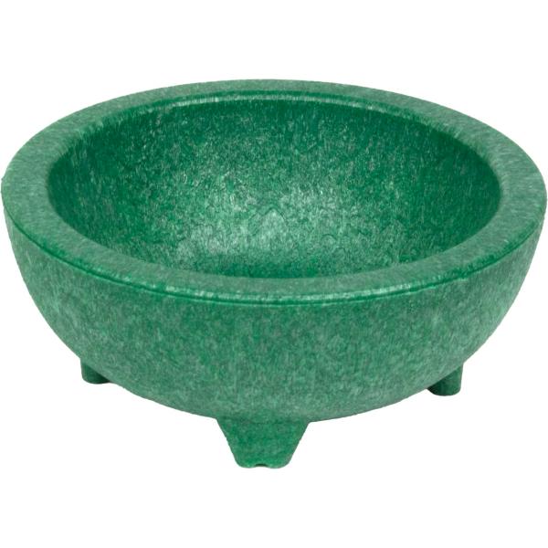 【並行輸入品】Ipsumware Mesarte 2.5 oz Green Molcajete Salsa/Guacamole Bowl (2
