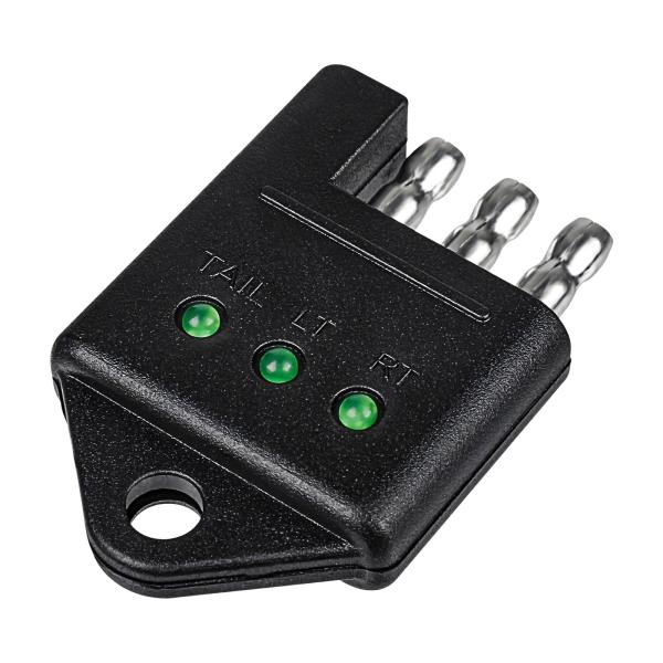 【並行輸入品】 YSFER 4 Pin Trailer Wiring Tester, 4 Way Flat Trailer Plug Light