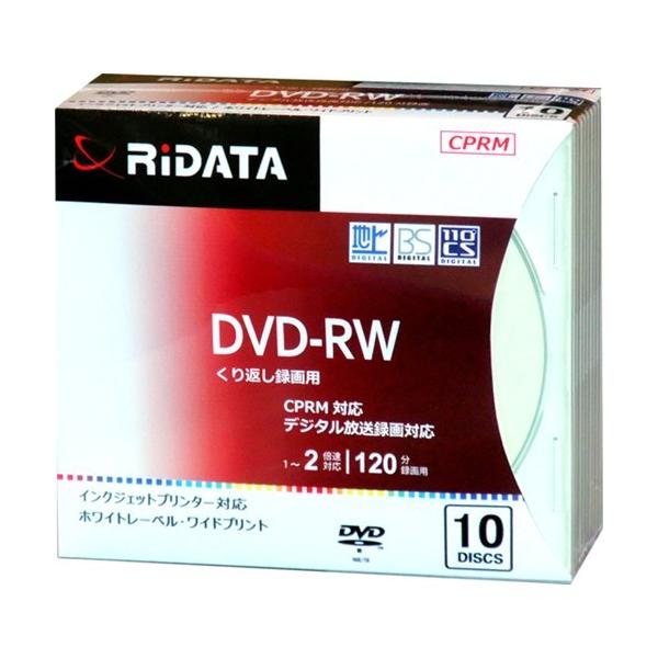 RiDATA DVD-RW120.10P SC A ^pDVD-RW 5mmXP[X10