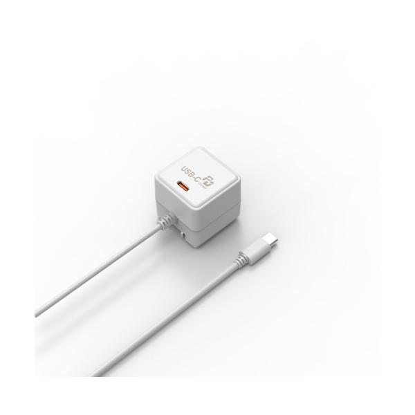�t���[�_�� FUSB-ACC820PDWH Type-C�P�[�u����̃L���[�u�^USB AC�[�d�� 1.5m �z���C�g