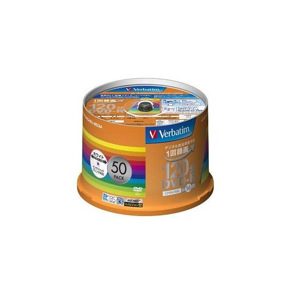 �o�[�x�C�^��(Verbatim)  VHR12JP50V5 ���^��p DVD-R 50�� (CPRM�Ή��^�C���N�W�F�b�g�v�����^�Ή��^120���^4.7GB�^1-16�{��)