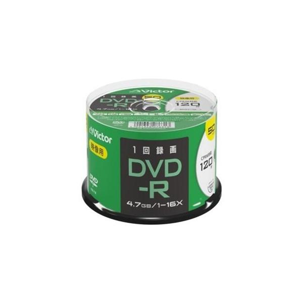 Victor(�r�N�^�[) VHR12JP50SJ2 ���^��p DVD-R 16�{�� �v�����^�Ή� 50�� �X�s���h��