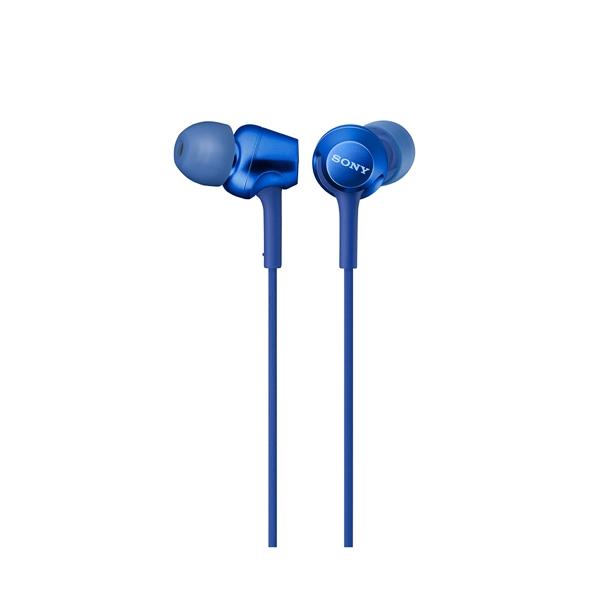 ソニー MDR-EX255AP-L マイク＆コントローラー搭載 ダイナミック密閉型カナルイヤホン ブルー