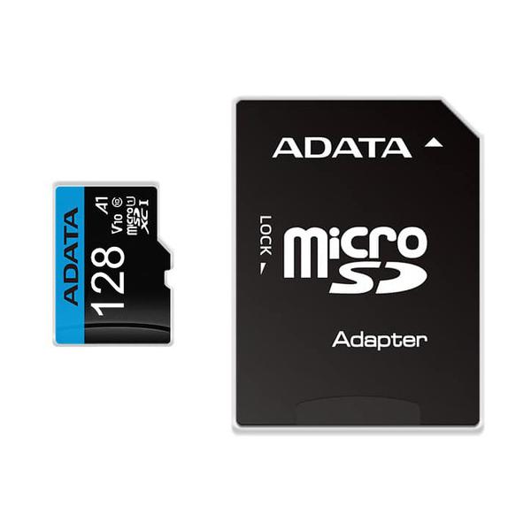 ADATA AUSDX128GUICL10A1-RA1 microSDXCJ[h Premier 128GB Class10 UHS-I A1 V10