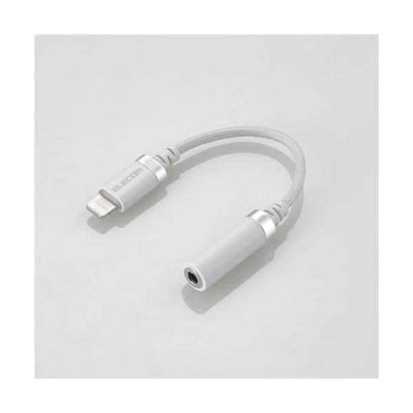 �G���R�� MPA-L35S01WH Lightning-��3.5mm�X�e���I�~�j�W���b�N�ϊ��P�[�u��(���ϋv) �z���C�g