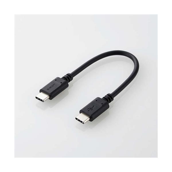 �G���R�� MPA-CC01PNBK USB2.0�P�[�u��(C-C�APD�Ή�) 0.1m �u���b�N
