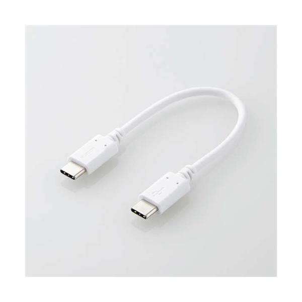 �G���R�� MPA-CC01PNWH USB2.0�P�[�u��(C-C�APD�Ή�) 0.1m �z���C�g