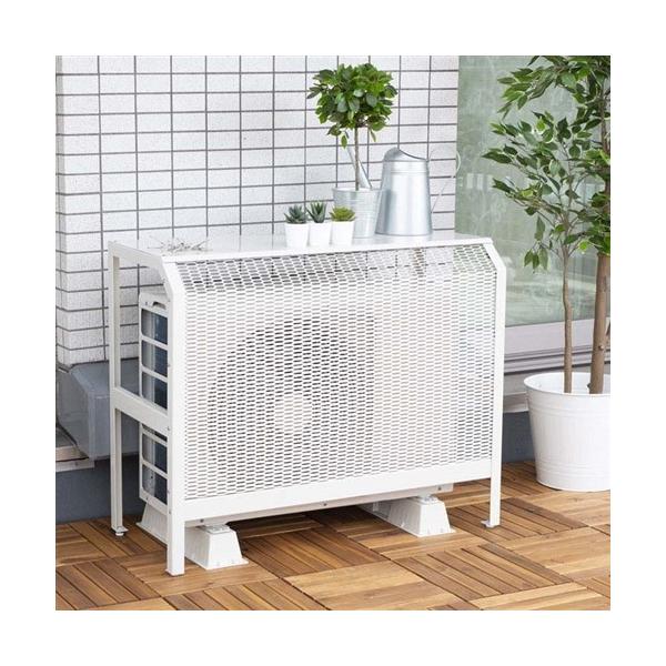 22年レディースファッション福袋特集 岩谷マテリアル Acascw 外用 シンプル 安い エアコン室外機カバー ホワイト エアコン関連用品 Oceanrepublicbrewing Com