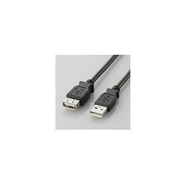 �G���R�� U2C-E20BK USB2.0�����P�[�u�� A-A���X�^�C�v �m�[�}�� 2m �u���b�N