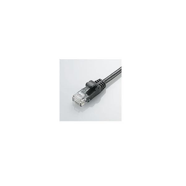 �G���R�� LD-GPY�^BK1  CAT6���� Gigabit ���炩LAN�P�[�u�� ������ �u���b�N 1m