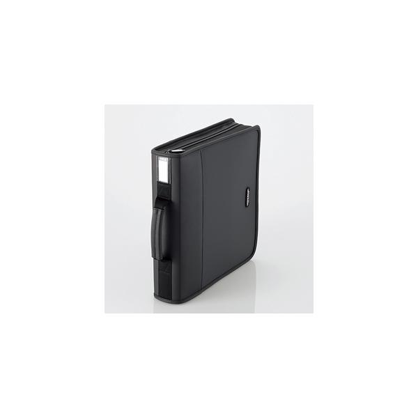 CD DVDケース ファスナー付 160枚入 CCD-SS160BK メーカー在庫品