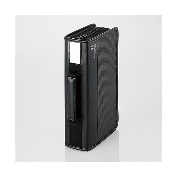 �P�[�X �G���R�� CD DVD CCD-SSB96BK Blu-ray�^DVD�^CD�Ή� �t�@�X�i�[�P�[�X 96�����[ �u���b�N