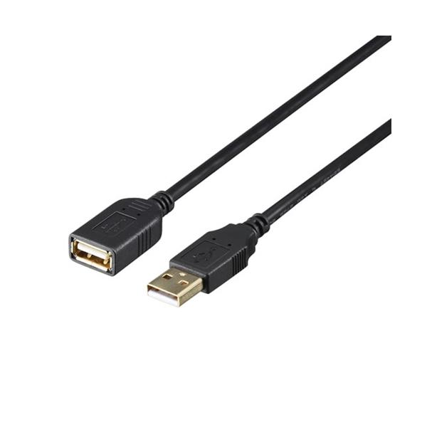 USBP[u obt@[ BSUAAFR220BK USB2.0P[u A to A J[{fq˂荞݃^Cv 2m ubN