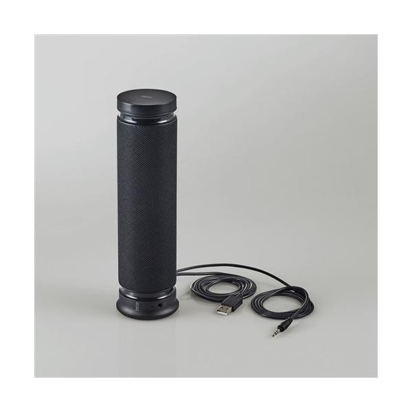 他サイト： スピーカー エレコム PC パソコン SP-PCBS01UBK サウンドバー風スピーカー behav 有線 Bluetooth両対応 ブラックの商品画像