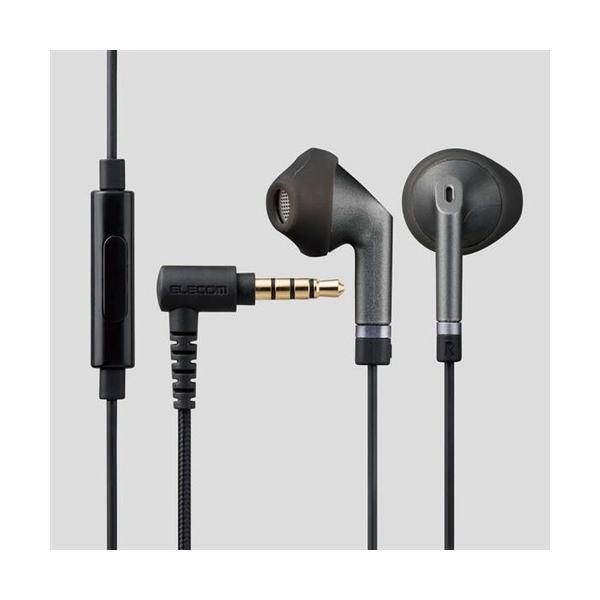 他サイト： エレコム EHP-FS10IMBK 高耐久マイク付きセミオープンイヤホン ブラックの商品画像