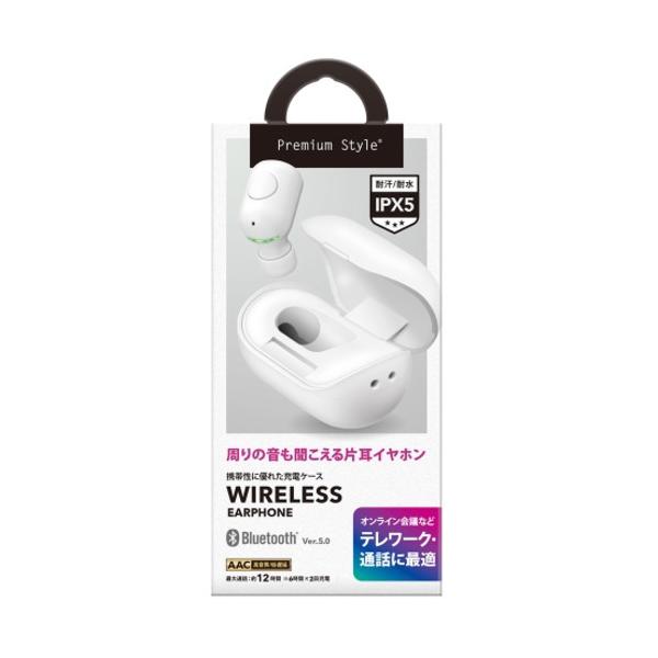 PGA PG-BTE13BC2WH Bluetooth(R)5.0���� �Ў����C�����X�C���z�� �[�d�P�[�X�t Premium Style �z���C�g