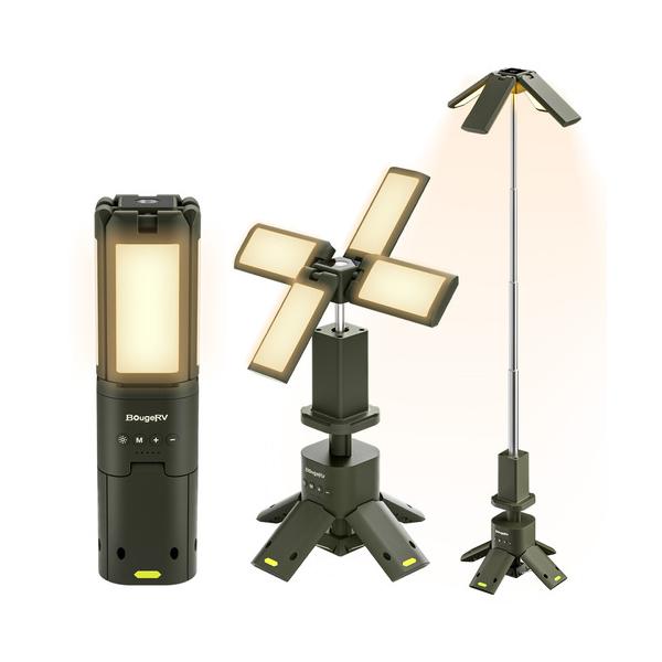 ISSYZONE JAPAN BougeRV LEDランタン 非常灯 キャンプ 作業灯 リビングの間接照明にも CL01 ISSYZONE JAPAN CL01 折畳みLEDライト BougeRV ダークグリーン