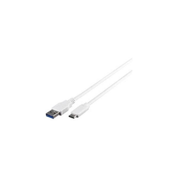 �o�b�t�@���[ BSUAC31110WH USB3.1�P�[�u�� 1.0m (A to C) �z���C�g