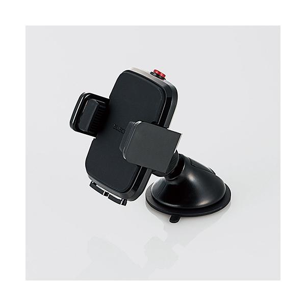 エレコム　P-CARS02BK　　車載スマホスタンド(ゲル吸盤) 500