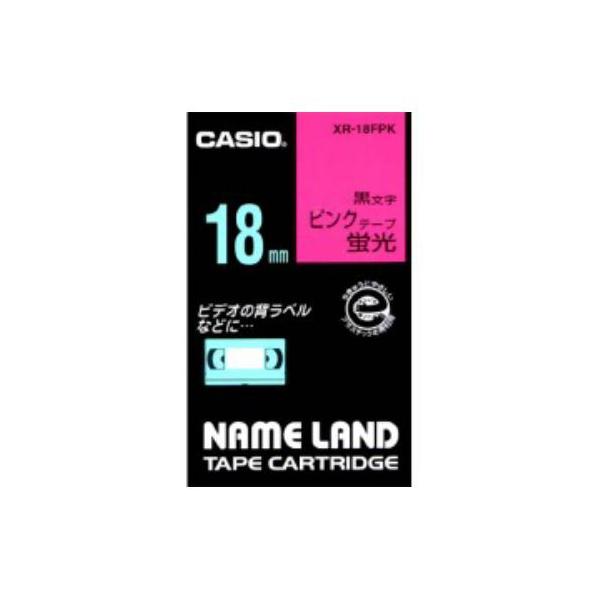 �J�V�I(CASIO) XR-18FPK  �J�V�I�l�[�������h�e�[�v �u���F�^�C�v �u���s���N�e�[�v������ ��18mm ����5.5m