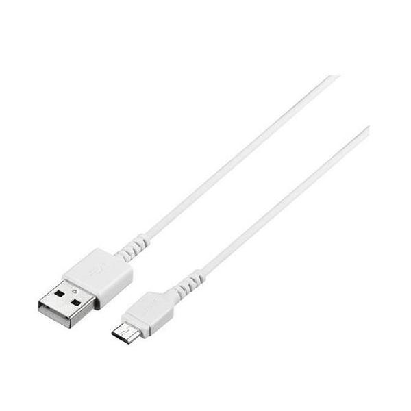 �o�b�t�@���[ BSMPCMB115WH USB2.0�P�[�u���iType-A to microB�j �z���C�g 1.5m