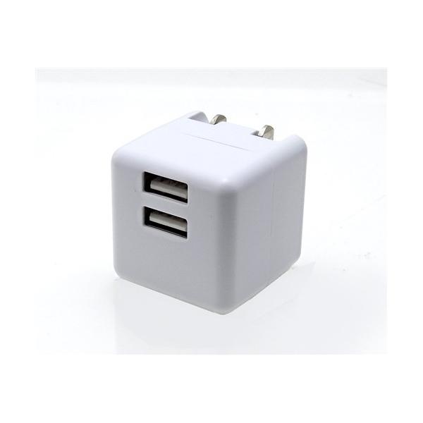 t[_ FUSB-AC524WH USB 2|[g L[u^USB AC[d 2.4A   zCg