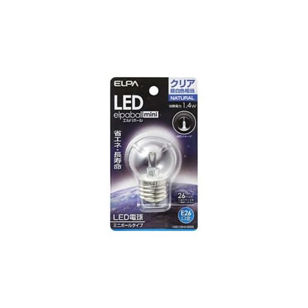ELPA LDG1CN-G-G255 LED�����d�� �~�j�{�[�����` E26 G40 �N���A�����F
