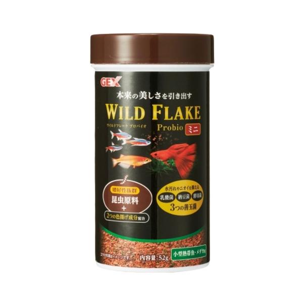 ジェックス ワイルドフレーク プロバイオ ミニ 52g  866