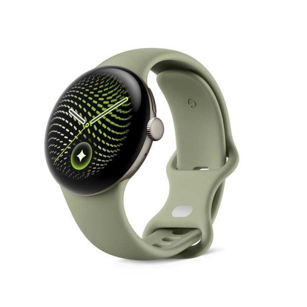 [新発売/新品未開封] Pixel Watch5 直径41mm Bluetooth Wi-Fiモデル アルミケース アクティブ バンド(第 2 世代) Wi-Fi Satin Pyrite / Olive GA11567-US 本体